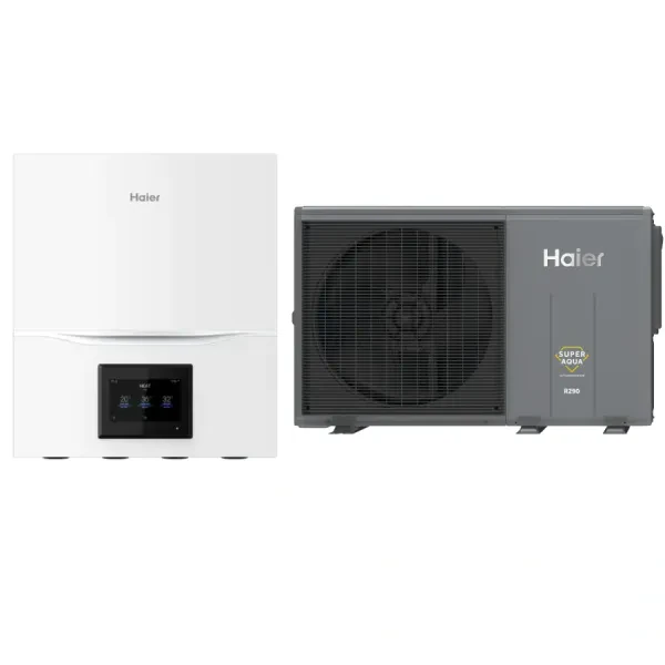 Haier R290 Monoblokk GT 1Ph AW042MUGHA+ATW-A03N, 4kW Haier R290 Monoblokk GT 1Ph AW042MUGHA+ATW-A03N, 4kW