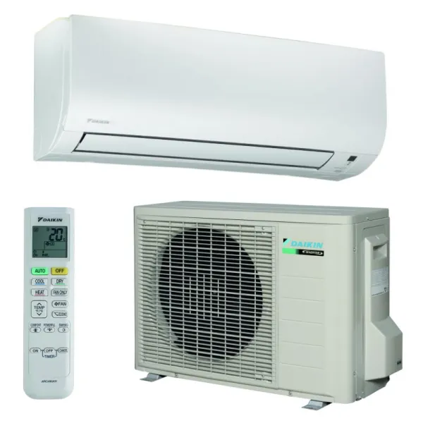 Daikin Comfora 2,5 kW-os split inverteres oldalfali klímaszett Daikin Comfora 2,5 kW-os split inverteres oldalfali klímaszett