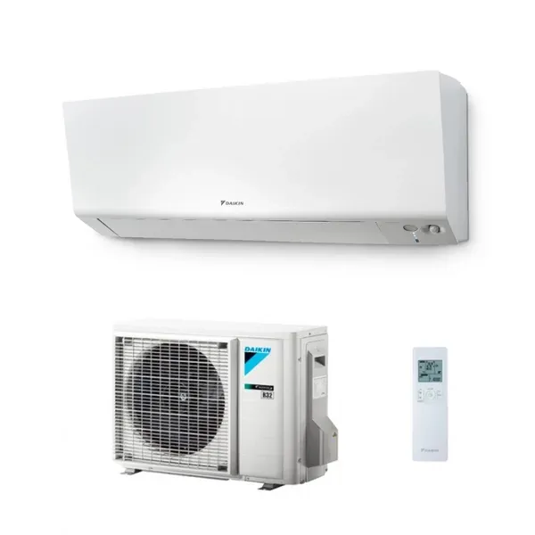Daikin Perfera 7,1 kW-os split inverteres oldalfali klímaszett, professzionális, hőszivattyús, R32