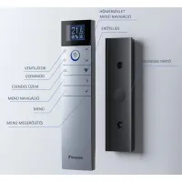 Daikin Emura 2 kW-os split inverteres klímaszett, fekete színű oldalfali beltérivel, R32