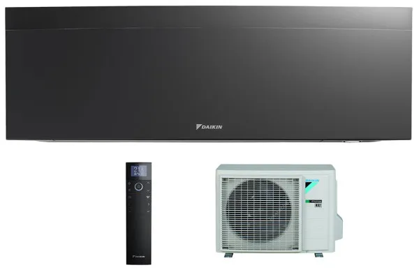 Daikin Emura 5 kW-os split inverteres klímaszett, fekete színű oldalfali beltérivel, R32