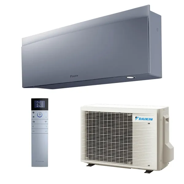 Daikin Emura 4,2 kW-os split inverteres klímaszett, ezüst színű oldalfali beltérivel, R32